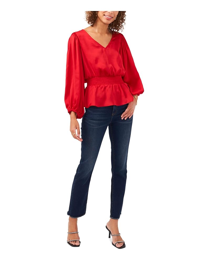 【新品タグ付き】LAUBEBLANC balloon peplum tops Balloon peplum Knit tops – L'AUBE BLANC